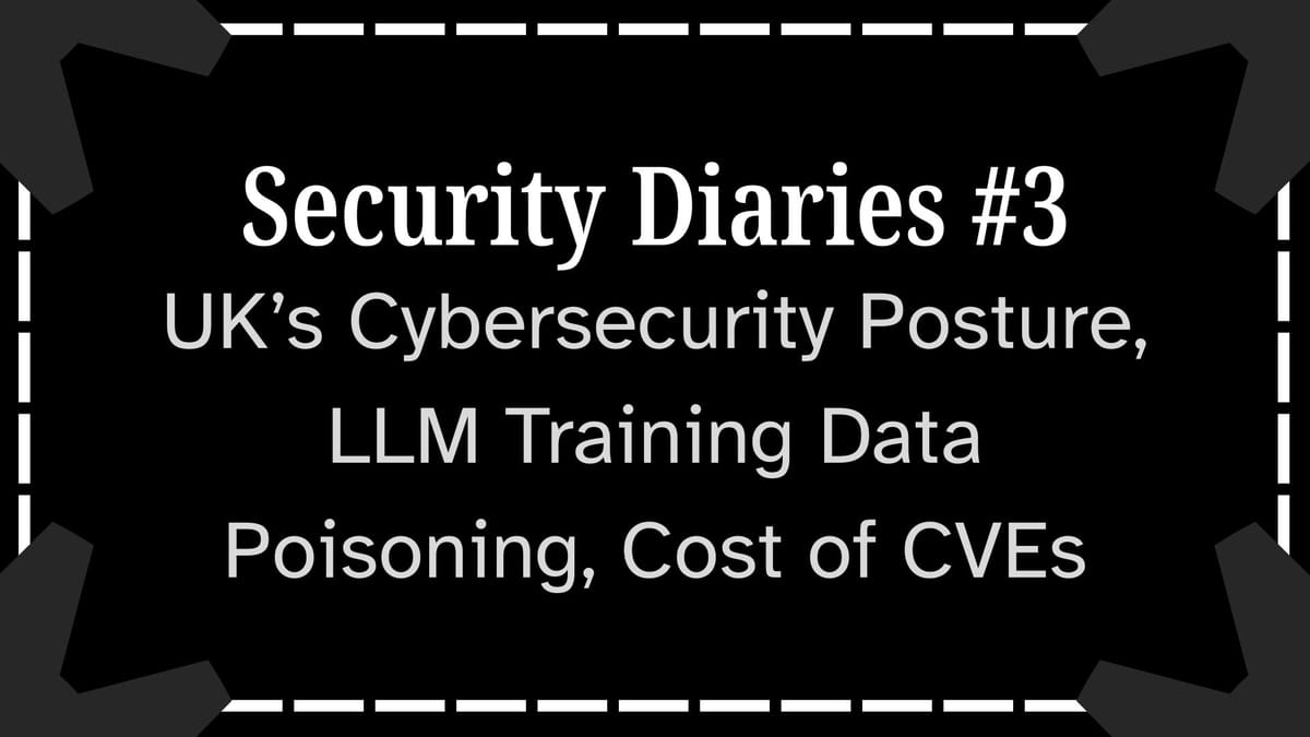 Security Diaries #3