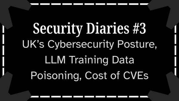 Security Diaries #3