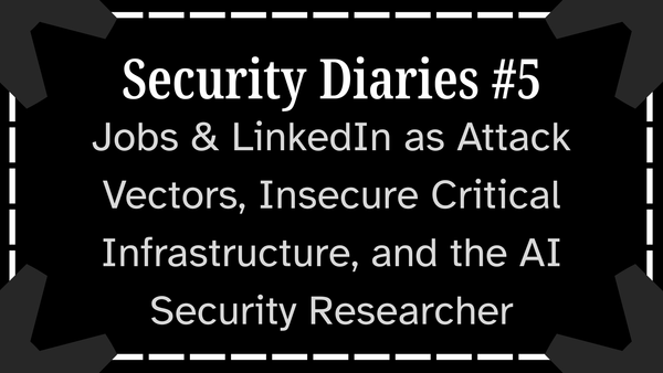 Security Diaries #5