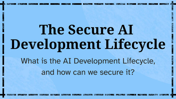 What is the AI Development Lifecycle, and how can we secure it?